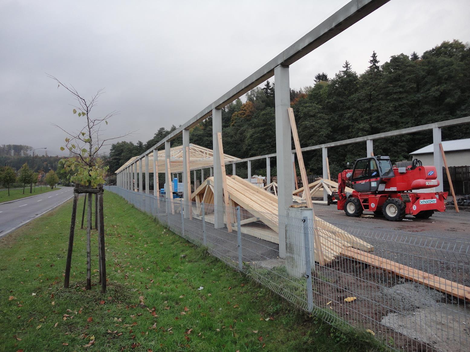 Neubau Offenhalle in Rottleberode